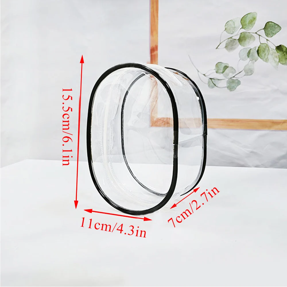 15cm Transparent Dolls Display Pouch Storage Box Plush Dolls Storage Pouch Keychain Bag Case Mystery Box Organizer