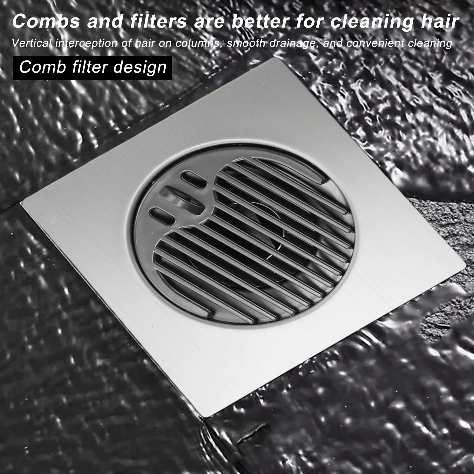 Bathroom Sewer Pipe Filter Odor-Proof Floor Drain Bathroom Easy Installation Effective Hair Collection For Basement
