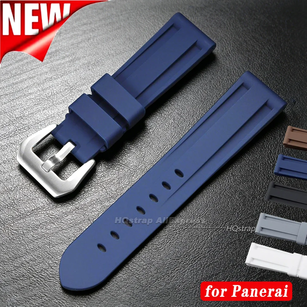 Premium Rubber Watch Strap - Soft Sport Silicone Wristband