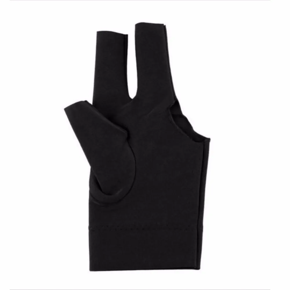 Cue Pool Shooters Open 3 Fingers Glove Billiard Gloves Snooker Gloves Print Letter High Quality Billiard Accessories fingerless gloves fingerless gym gloves