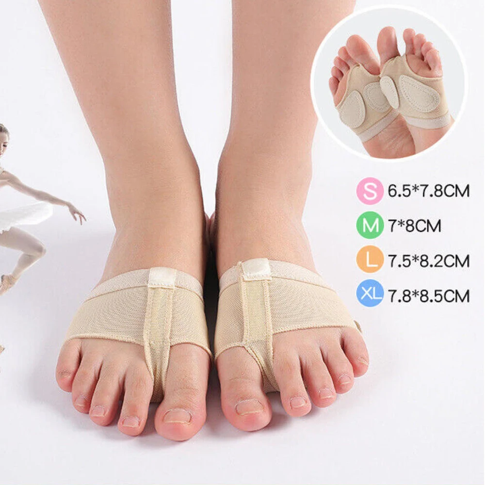 

1 Pair Breathable Forefoot Cover for Women Ballet Dance Latin Gymnastics Practice Protection Sleeve Foot Toe Pad Foot Care Tool