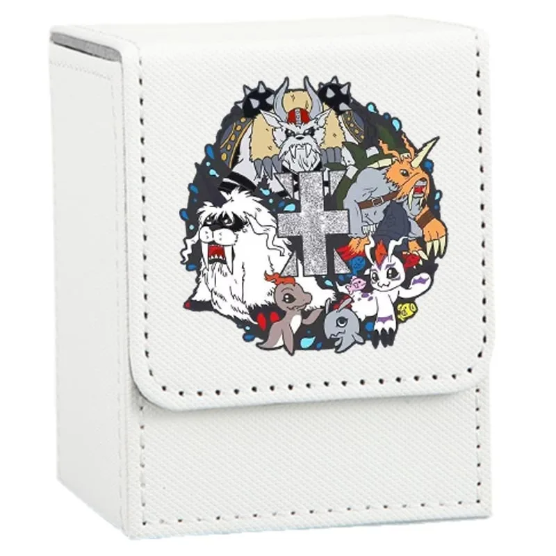 Digimon Adventure Leather Card Case - Anime Toy Figures Collection Storage Box