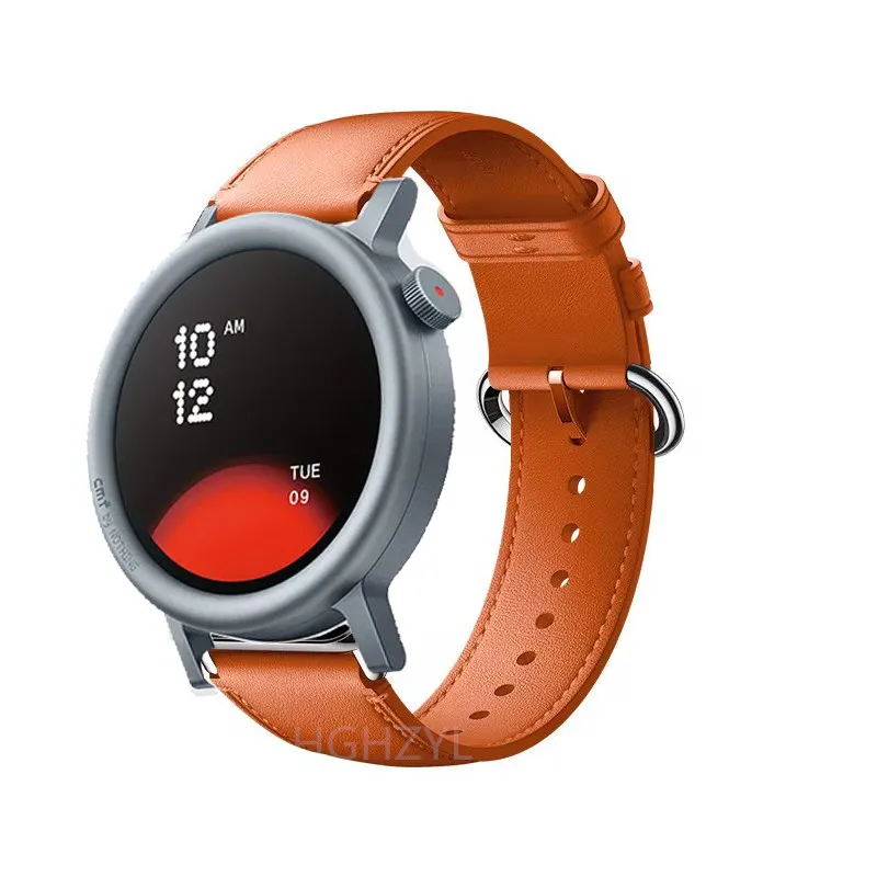 Premium Leather Wristband Bracelet, 22mm Strap