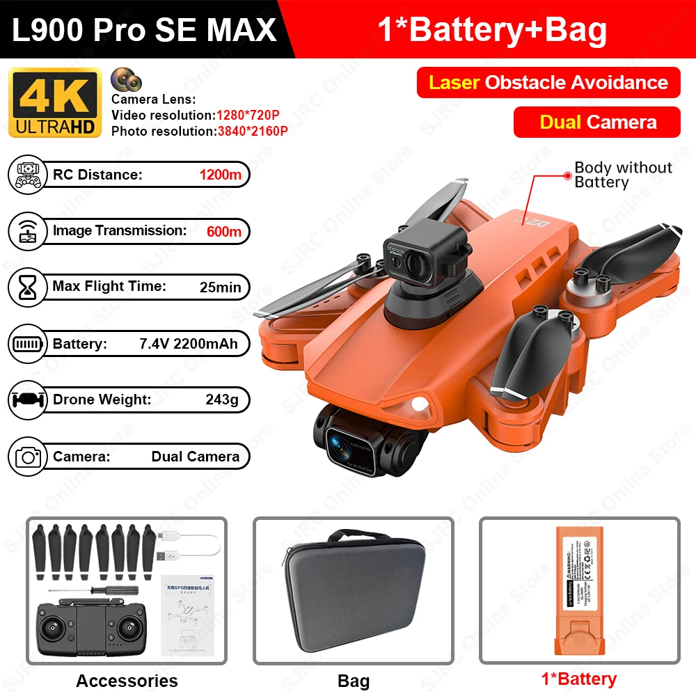 Orange 1B Bag
