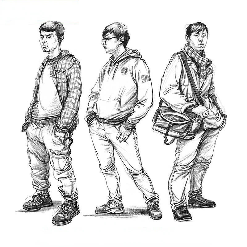 Zero Basic Sketch Tutorial Line Draw Copying Book Character Sketch