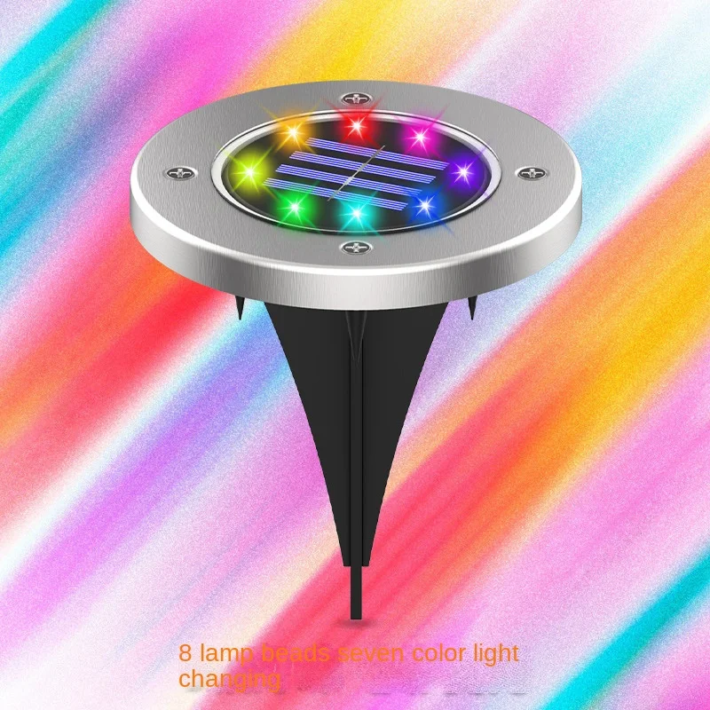 

Prise De Terre Solaire Lumière Extérieure étanche Décoration De Jardin Lumière Enterrée Pelouse Paysage Lumière De Jardin