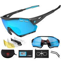 Lunettes de soleil polarisées pour hommes et femmes, cyclisme, vtt, Protection, sport, pêche, 5 lentilles, nouvelle collection X-TIGER 1