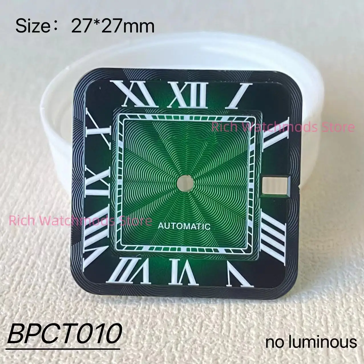 27MM S Logo Santos Customized Dial Men's Watch Accessory
