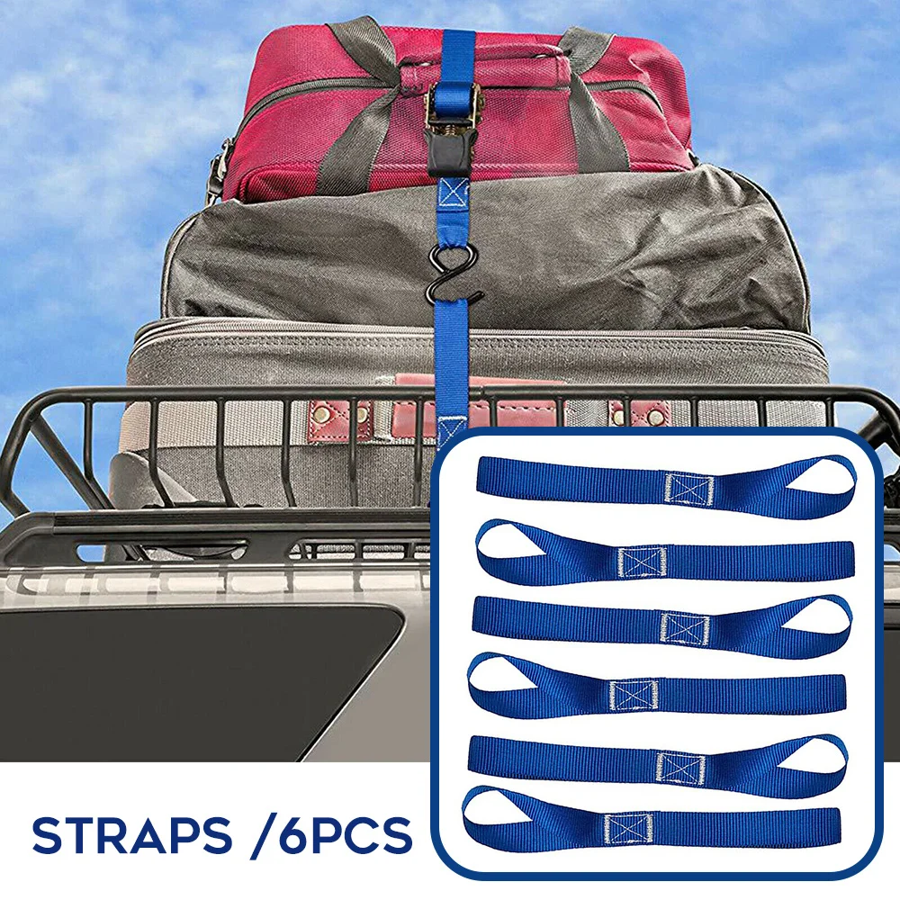 Motorcycle Tie Downs Straps Luggage Heavy Duty Soft Loop for Dirt Bikes Scooters Loops for Securing Motorcycles PR Sale