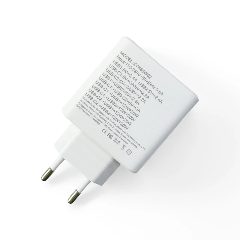 High-Power 65W Fast Charger with 1.5-Meter Type-C Cable