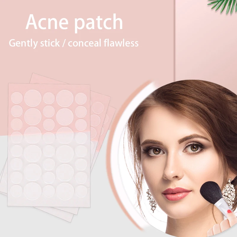 24/36 Dots Acne Patches Sheets Pimple Healing Patch Invisible Spot Absorbing Cover Sticker Skin Protective Acne Patches Strips