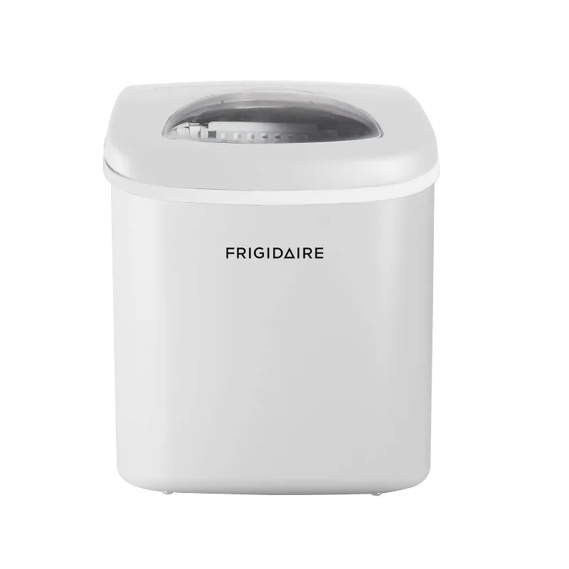FRIGIDAIRE Portable Compact Ice Maker, Counter Top Ice Making Machine, 26lb per day, White
