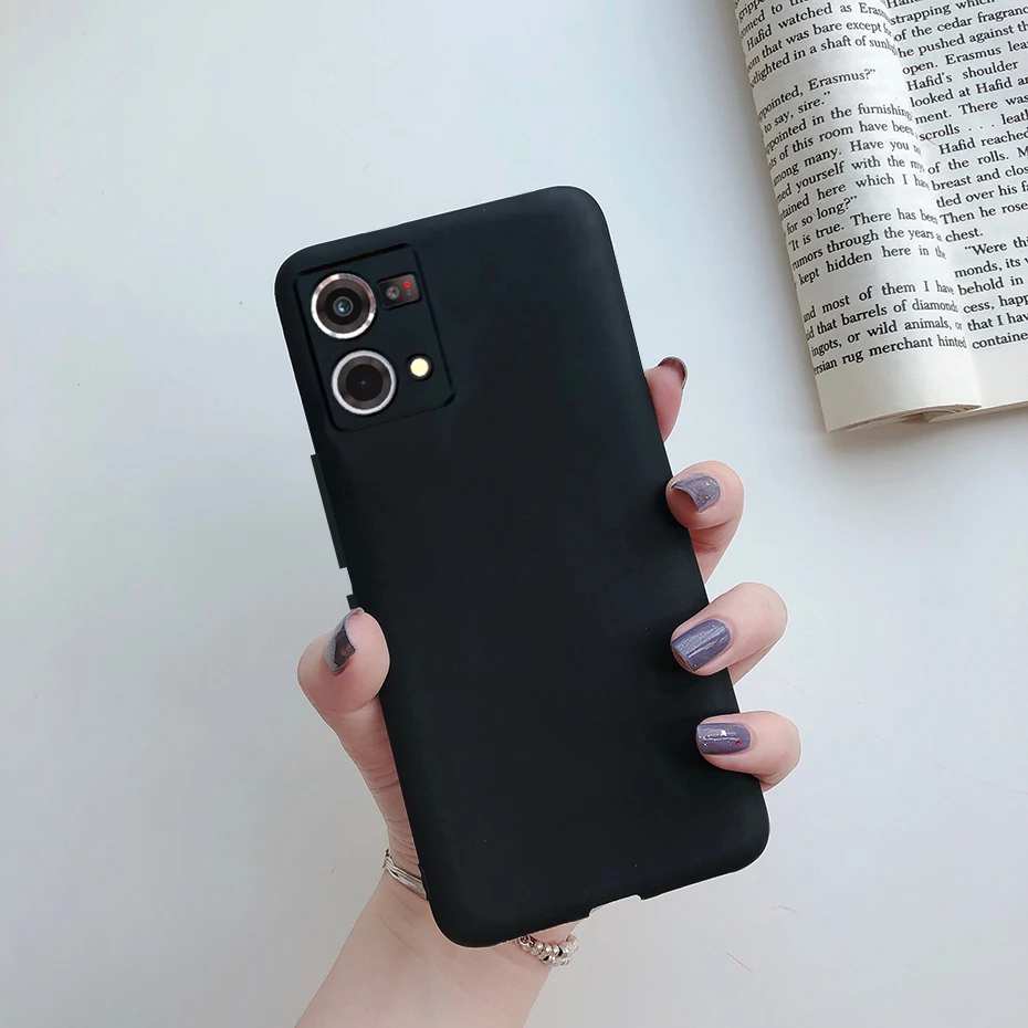 Candy Color Silicone Soft Matte Shockproof Phone Cover
