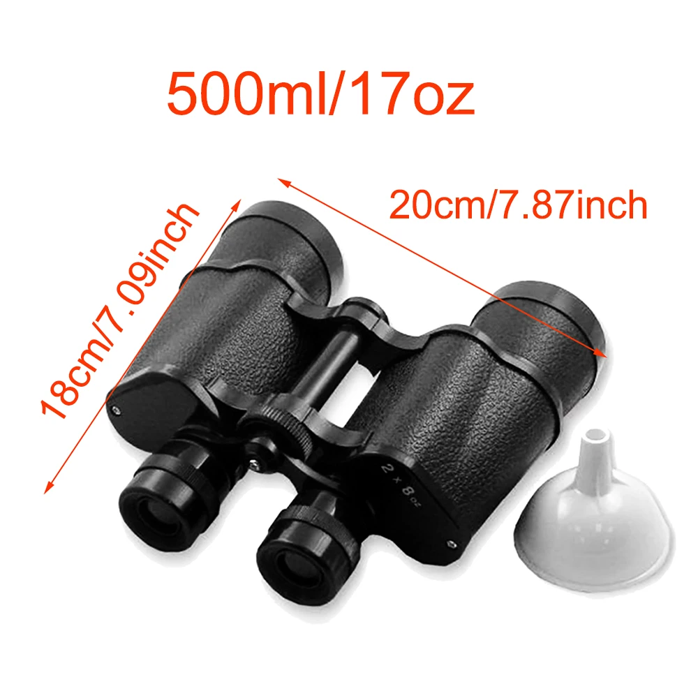 500ML Binoculars Telescope Flask Portable Outdoor Hidden, 59 OFF