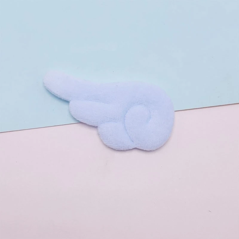 10pcs Plush Angel Wing DIY Hair Clip Accessories for Clothing &Keychain wing appliques