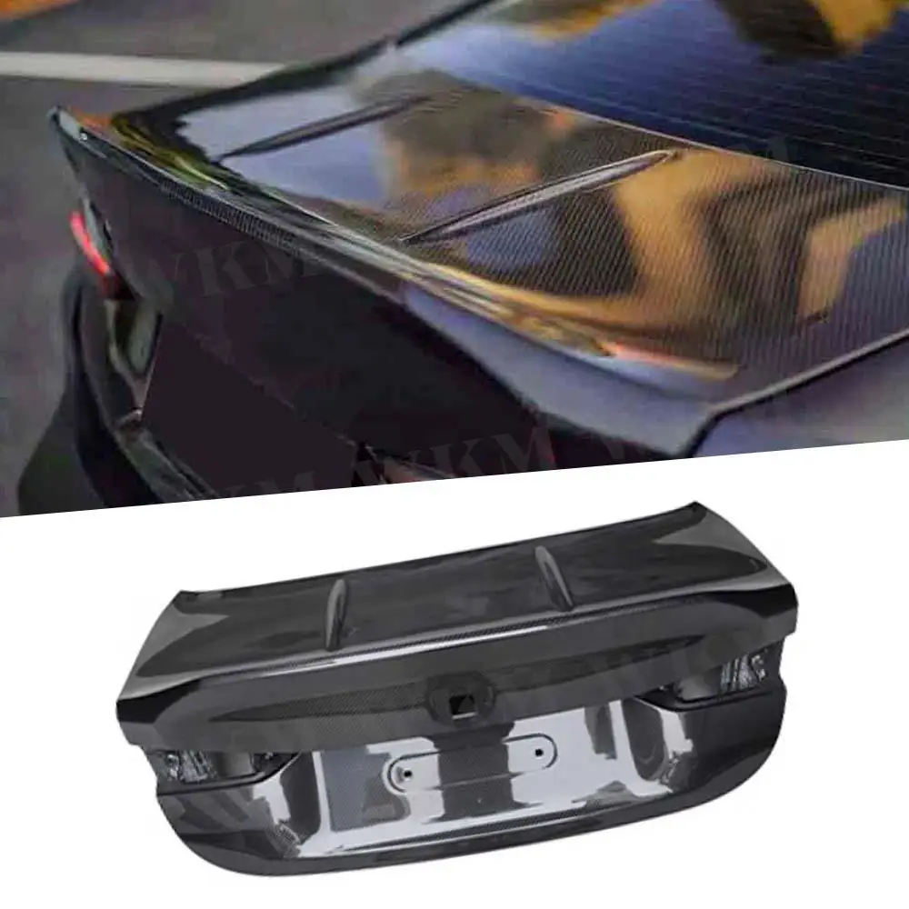 

Dry Carbon Fiber for BMW 4 series G82 M4 2 Door 2021+ Car Rear Boot Trunk Cover Racing Body Kit Trim Exterior Decoration