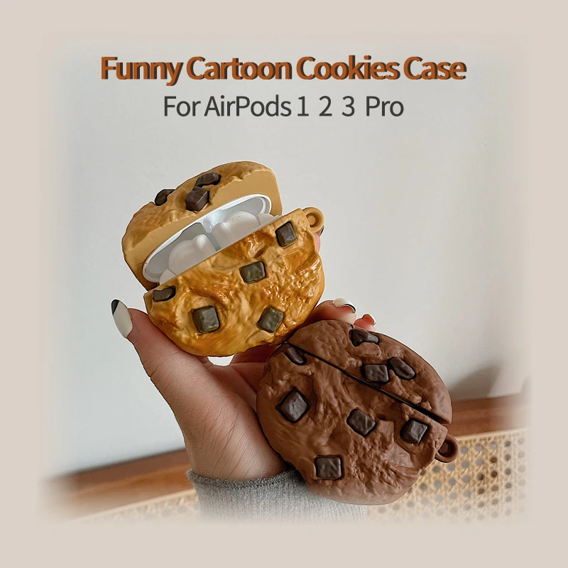 Funny airpod pro case silicone case with clip gift for him cute airpods case