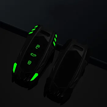 Custodia per chiave intelligente per Auto in lega di zinco Shell Fob per Geely Atlas Boyue NL3 EX7 SUV GT GC9 Emgrand X7 Borui accessori per supporto Auto - Custodia per chiave intelligente per Auto in lega di zinco Shell Fob per Geely Atlas