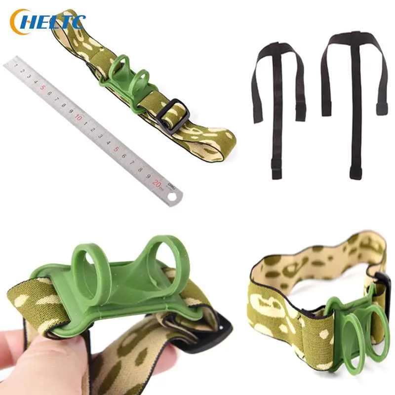 Elastic Head Strap Headband For 18650 Headlight Flashlight Lamp Torch Headlamp 1PCS