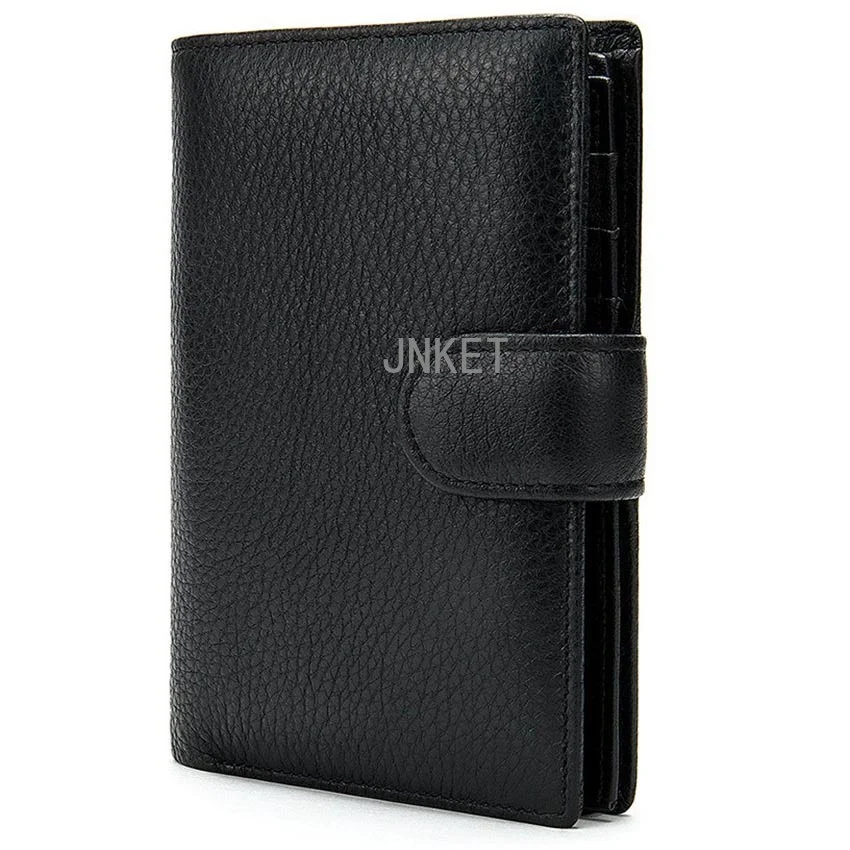Wallet Men's Short Cow Leather Wallet Card Holder Wallet Multi-card Coin Purse