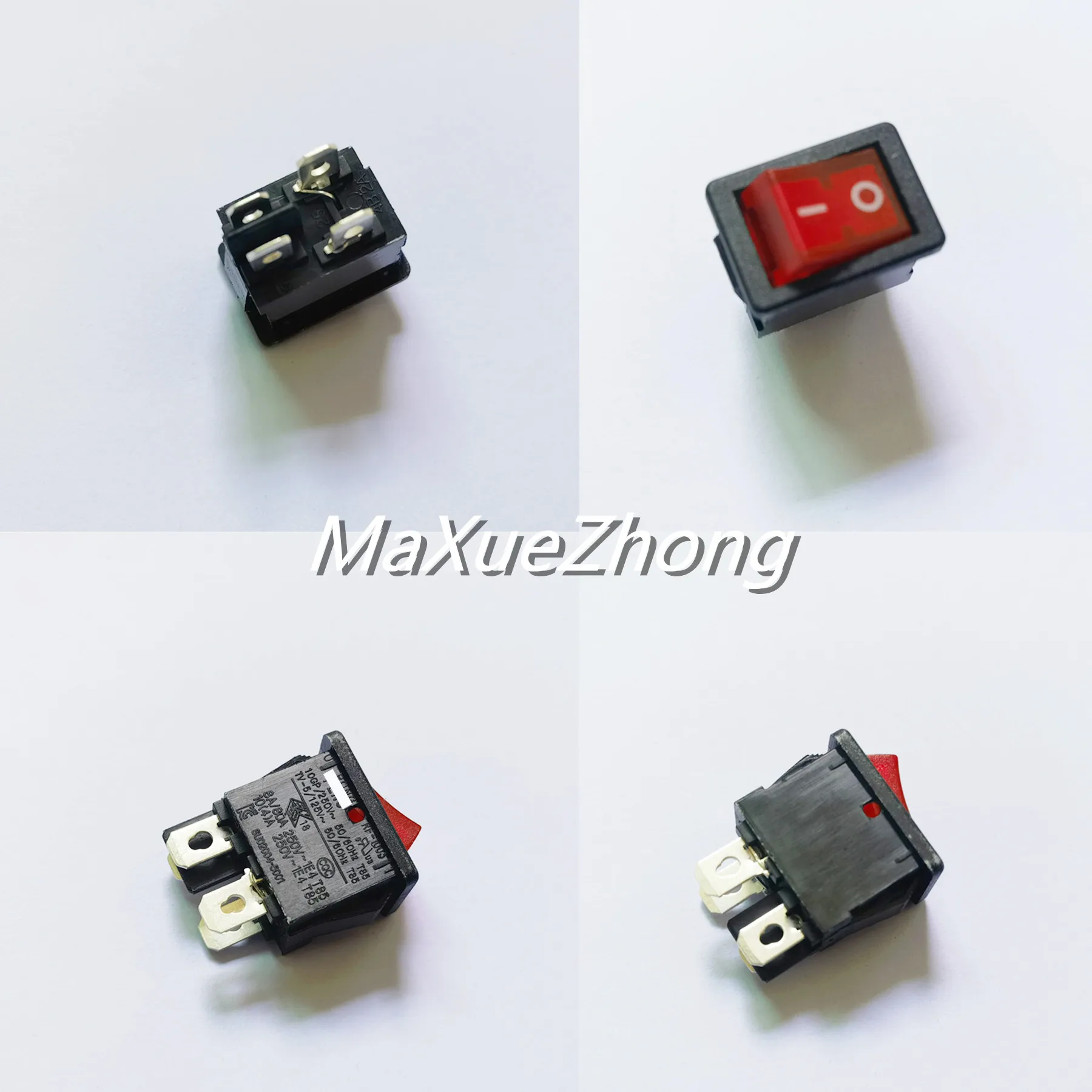 Original new 100% RF-1003 rocker switch power switch 10A 250V black red green