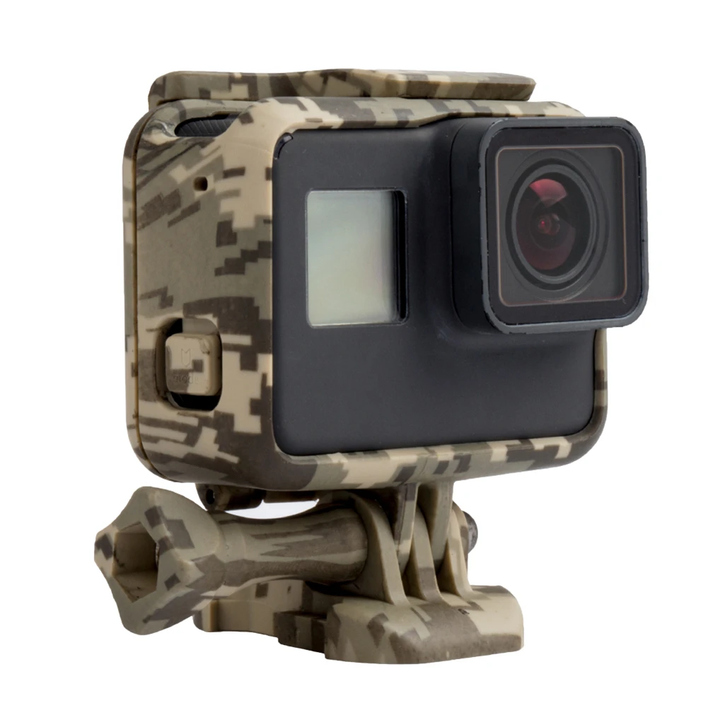 

Plastic Protective Housing Case Cover Action Camera Camouflage Protection Border Frame Box for Go Pro Hero 5 Gopro Accessories