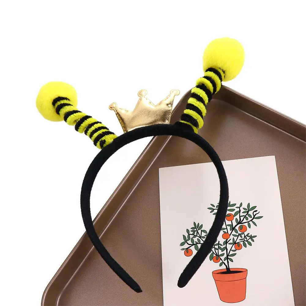 Cartoon Ant Performance Decoration Props Animal Hair Hoop Korean Style Headwear Bee Tentacle Headband Children Hair Accessories