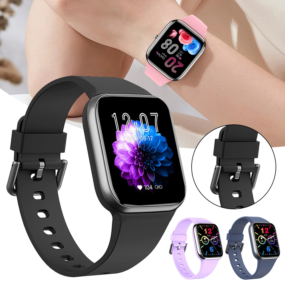 

Smart Watches for Men Women 1.85 Inch Bluetooth-Compatible Smartwatch Light Thin Anti-Scratch Screen Watches for Outdoor Sports