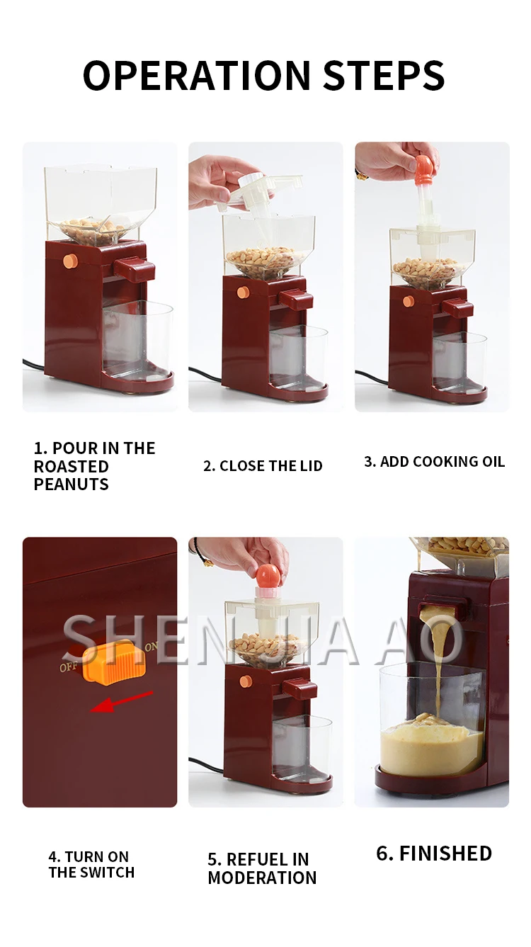 Doméstica Pequeno Moedor De Cozinha Máquina De