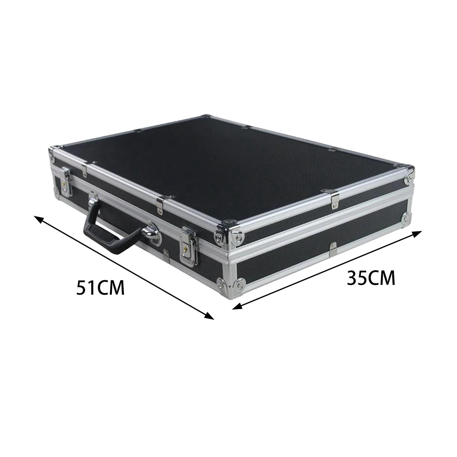 Microphone Carry Case Live Broadcast Stage Impact Resistant Chat Room with Sponge Lining Instrument Storage Case Mic Storage Box