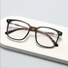Designer Square Unisex Myopia Glasses Blue Light Blocking Eyeglasses Women Men Prescription Near Sight Glasses Diopter 0 To -6.0 3