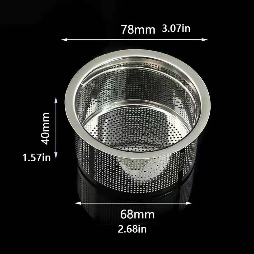 Stainless Sink Drain Colander Colander Strainer Stopper Sink Strainer No Clogging Waste Stopper Drain Filter