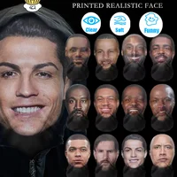 3D полнолицевая маска Балаклава с принтом, реалистичная забавная маска для розыгрыша для косплея, повседневная шутка, мужской и женский головной убор, маски на Хэллоуин