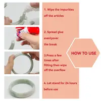 กาวซุปเปอร์ไซยาโนอะคริเลต - กาวทันทีที่แข็งแกร่งเป็นพิเศษ การยึดเกาะอย่างรวดเร็วสําหรับการซ่อมแซมโลหะ / พลาสติก / ไม้ / เซรามิก 1/2/3 ชิ้น 6