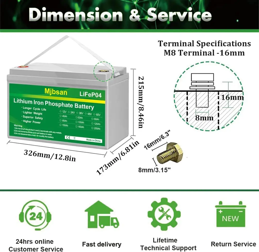 Bluetooth 12V 100Ah LiFePO4 Battery A Grade Lithium Iron Phosphate