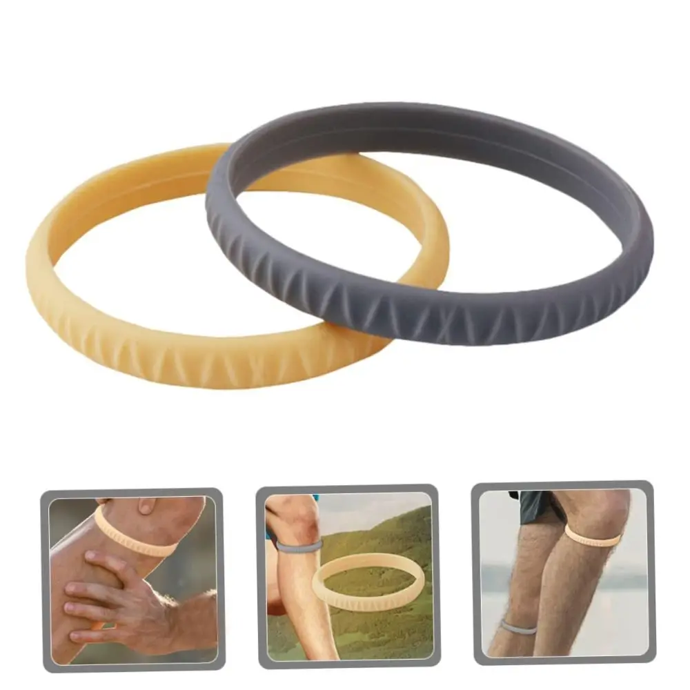 Patella Belt Basketball Knee Force Belt Patella Knee Joint Rope Ring Knee Pain Relief Support Silicone Elastic Fixed Protection