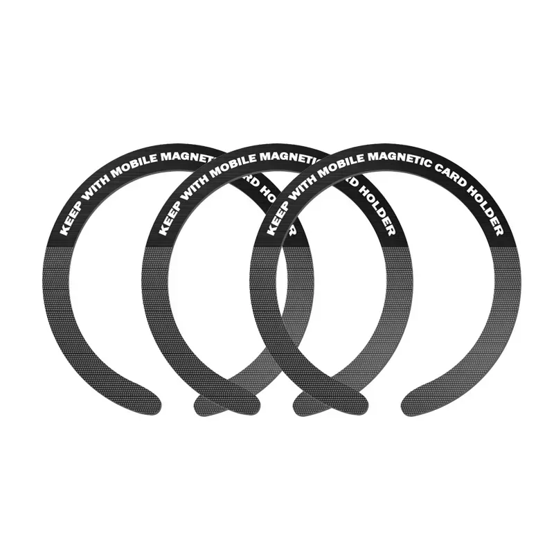 Universal Magnetic Ring Sticker for Enhanced Wireless Charging - Strong Metal Magnet Plate Patch