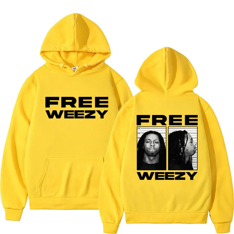 Rapper Lil Wayne Graphic Hoodie Free Weezy Hip Hop Gothic Clothes