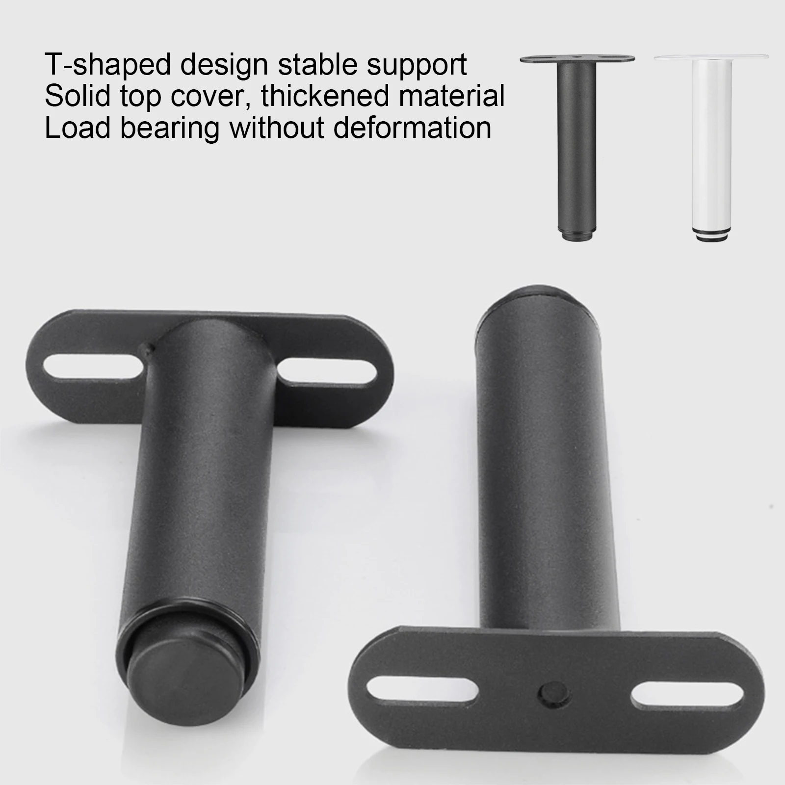 2Pcs 20-35cm Adjustable Bed Legs For Retractable Heavy Duty Bed Center Frame Slat Support Legs Metal Furniture Support Feet Home