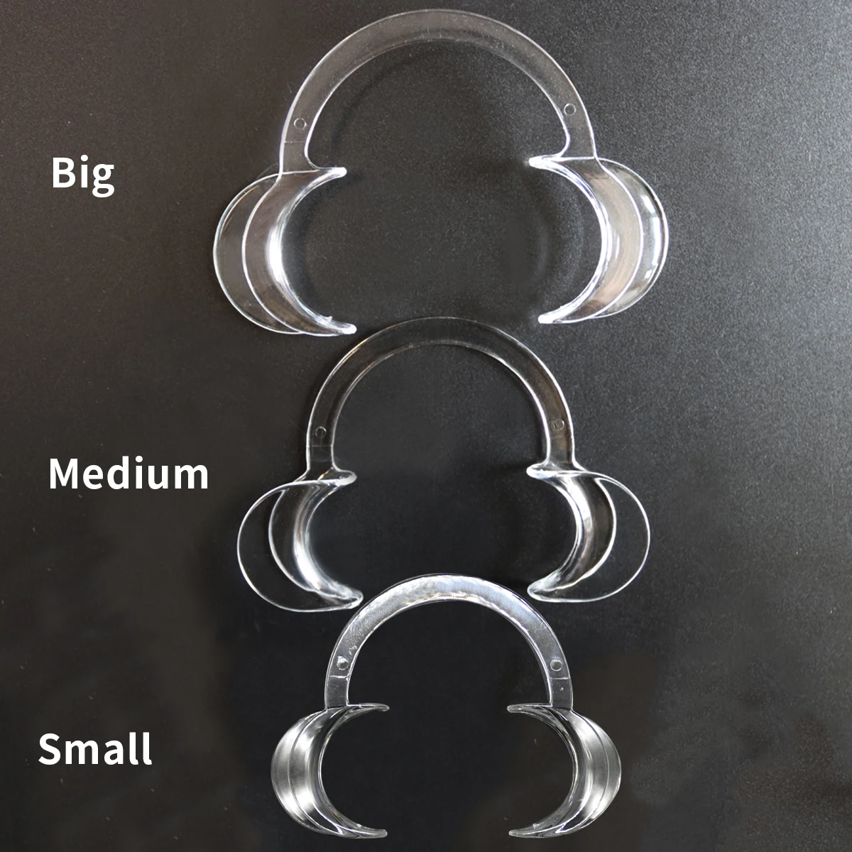 

10Pcs/Pack Dental Transparent Plastic Mouth Opener Orthodontics Lip Cheek Retractor Mouth Spreader Dental Materials