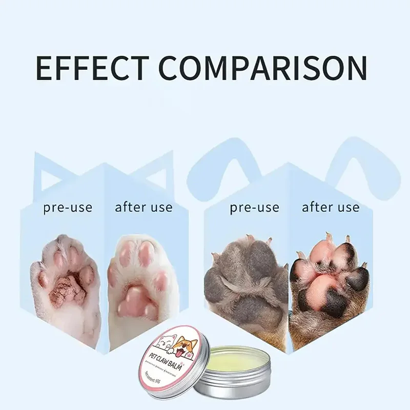 Cat & Dog Paw Antifreeze Cracking Pet Foot Moisturizing Care Cream Supplies Puppy Paw Skin Anti Dryness Balm Repair Moisturizer