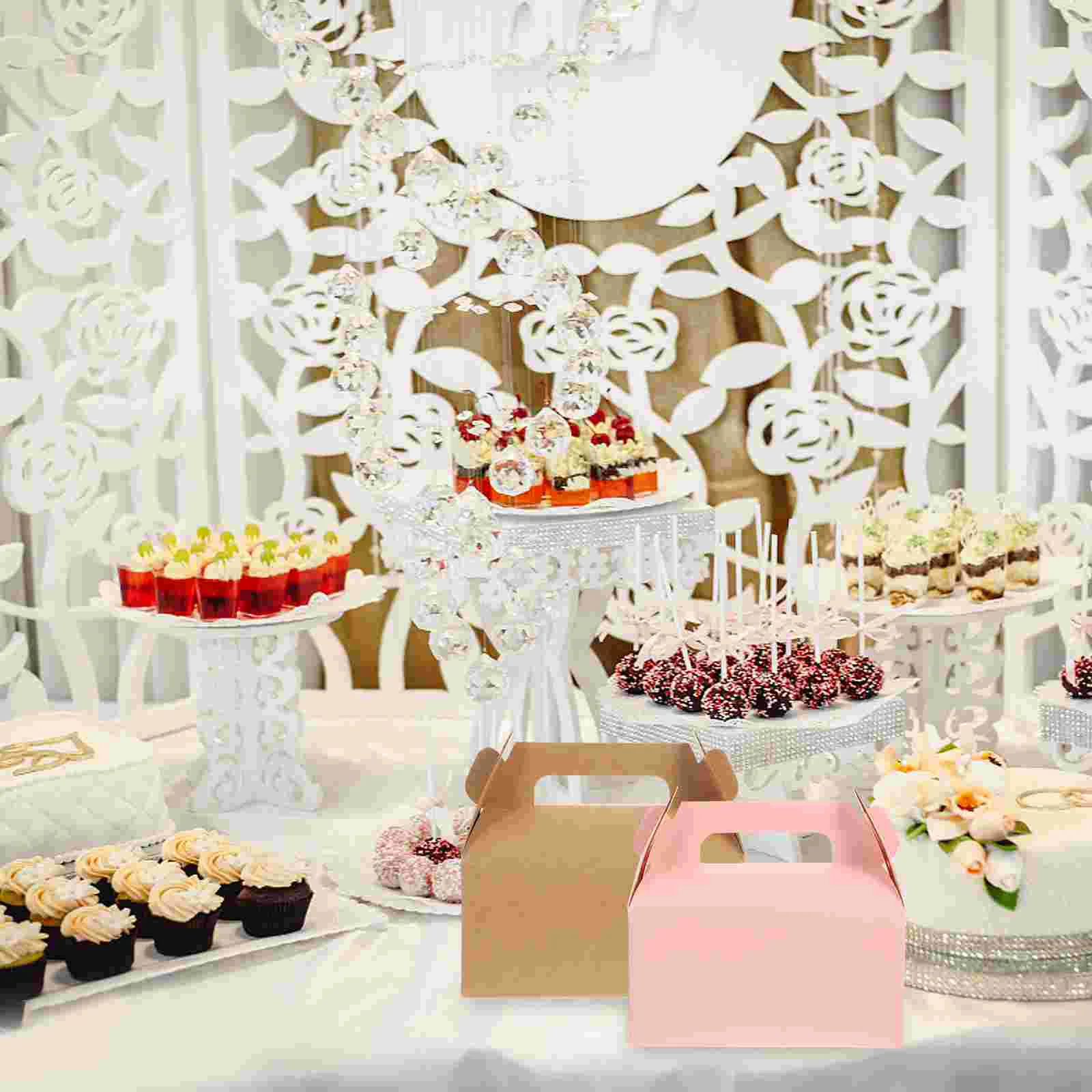 

24 Pcs Rainbow Party Favor Box Chocalate Candy Supply Baby Shower Favors Gift Chic Boxes Delicate Case Paper Biscuit