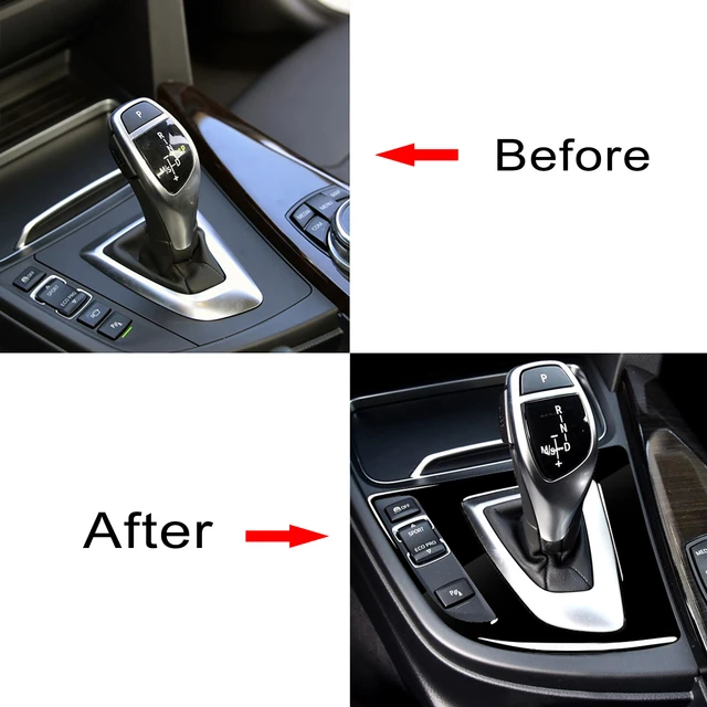 Car Gear Shift Panel Trim Cover for BMW 3 Series f30 3gt f34 2013-2017 Car  Accessories Interiors LHD ABS Piano Black - AliExpress