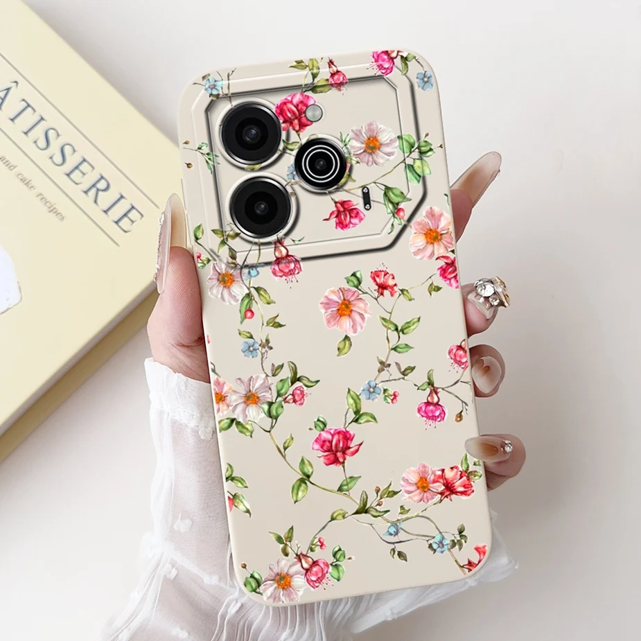 Tecno Pova 6 Pro Candy Painted Soft TPU Phone Case - New Fashion Bumper Cover