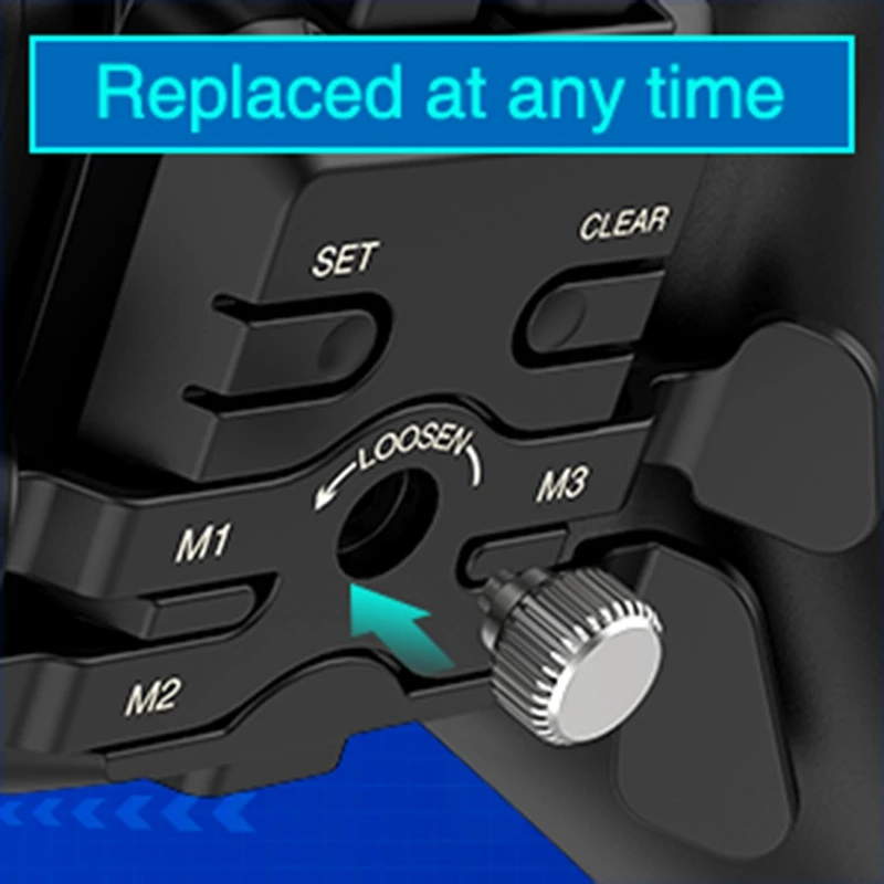 For  Series Gamepad Back Clip Button Handle Back Extension Key Adapter Game Controller Accessories With 3 Data Cable