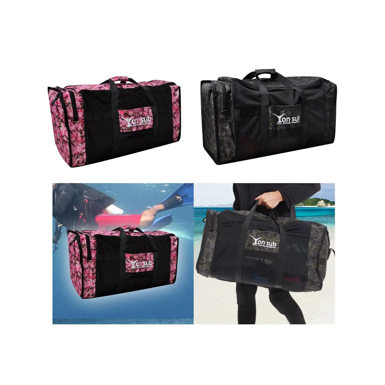 Scuba Diving Duffle Bag Carry Bag Travel Duffle Bag Snorkeling Duffle for Water Sports Surfing Underwater Freediving Outdoor