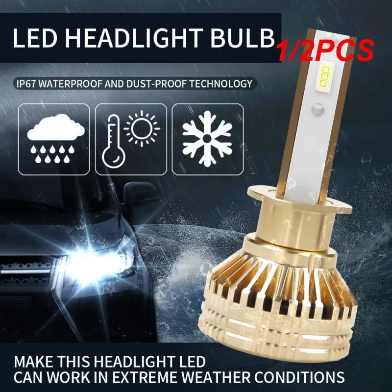 

1/2PCS Car LED Lamp 70W 12000LM LED-TX3570 Chips H1 LED H4 Led H7 LED Bulb H11 Headlights Kit 9005 9006 6000K Auto Fog