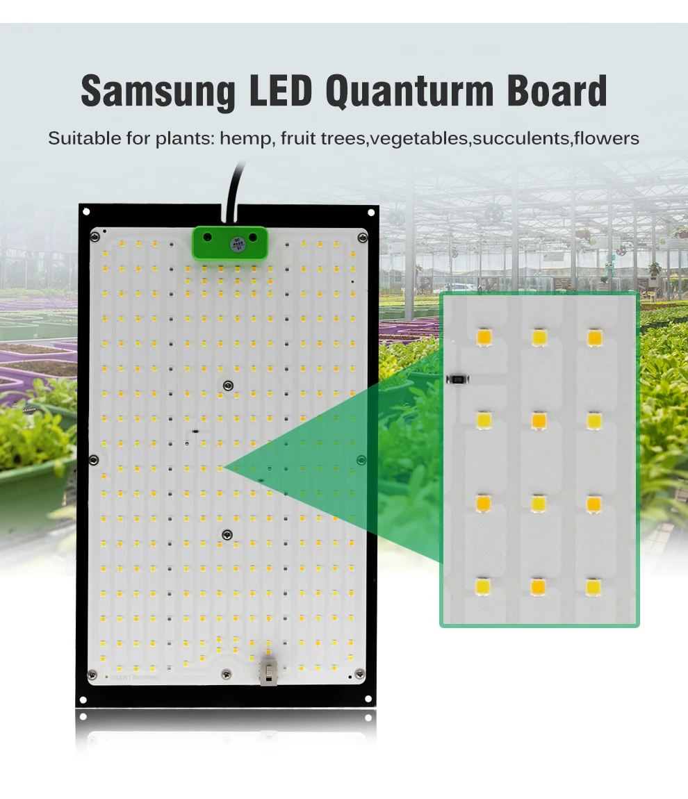 LED Grow Light 120W 240W LM301H Full Spectrum Hydroponic Growing Lamp for Plant Growth Lighting Veg Flowers Greenhouse 3