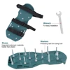 Lawn Aerator Shoes, 1 Pair of Lawn Aerator Sandals Soil Loosening Aerator Spiked Shoes Gardening Tool 2