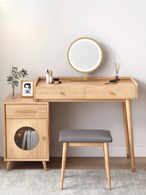 Armoire en bois massif tissé en rotin nordique, petite armoire de rangement  pour chambre à coucher, rangement simple et moderne - AliExpress